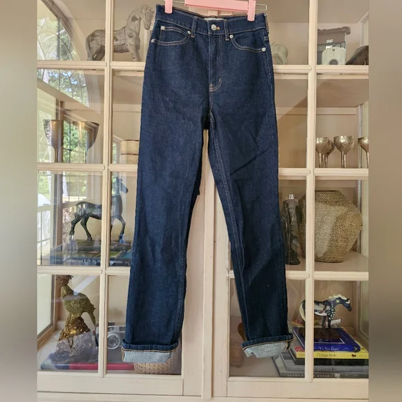 Everlane The Way High Slim Jean Pure Blue 25R - Picture 6 of 13